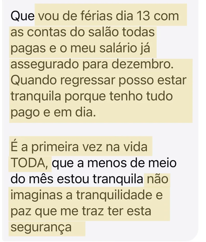 Feedback de Patrícia Costa